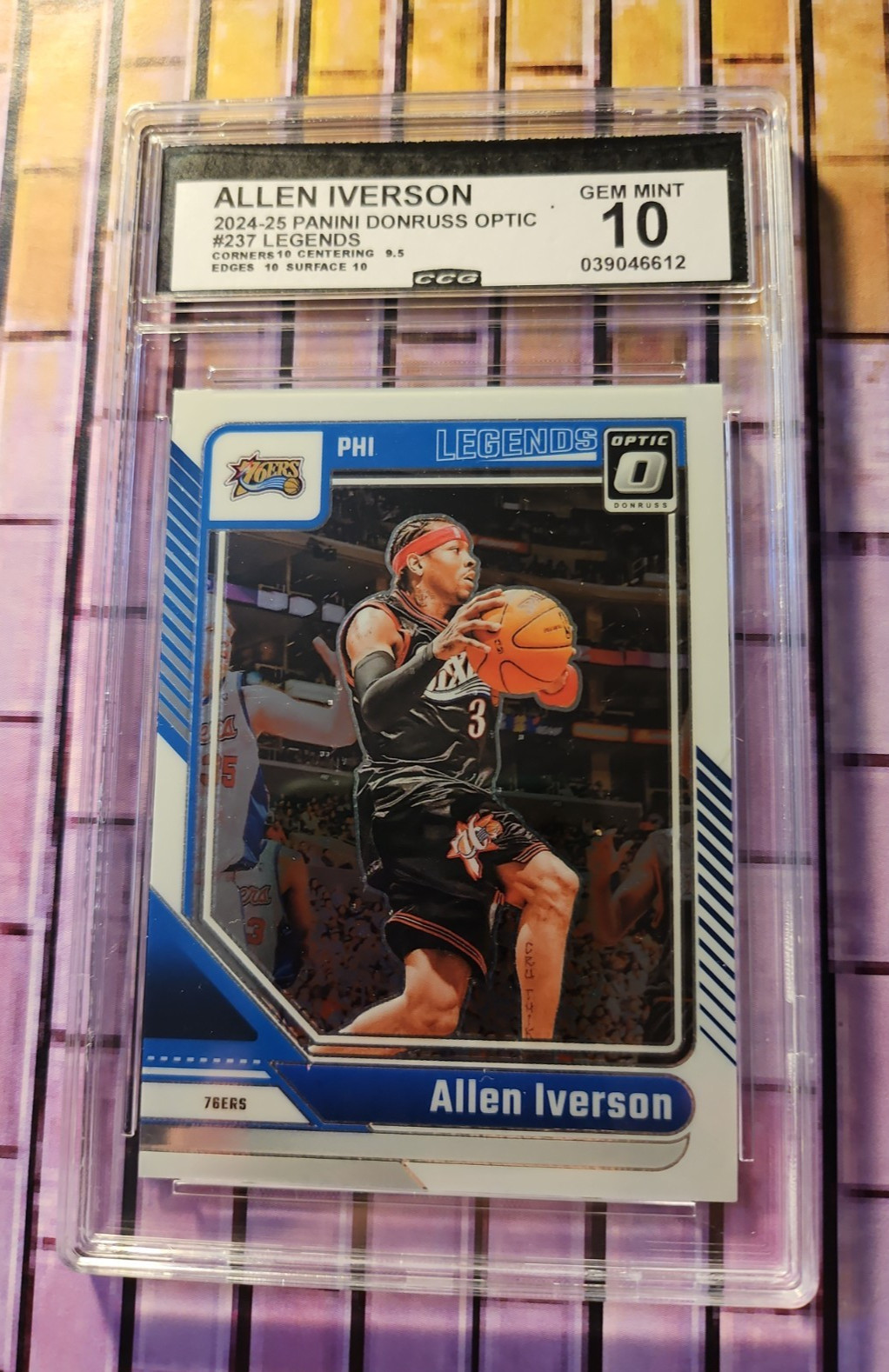 2024-25 Panini Donruss Optic - Legends Allen Iverson #237 CCG 10 A#14395