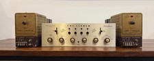 THE FISHER 400C Tube Stereo preamplifier and MODEL 100 Monoblock pair RARE 400-C