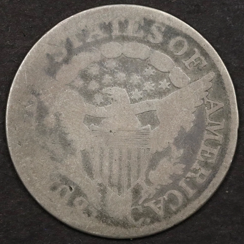 Cuarto busto drapeado 1806/5 25c - circulado Foto 2 de 2