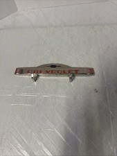 Vintage Replica 1947 1953 Chevy Truck Hood Emblem Gm Name Plate With 2 Hooks