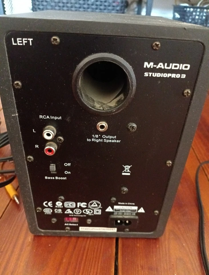 M-Audio Studio pro 3 Studio Monitor Speaker Left Side Only - Bild 2 von 3