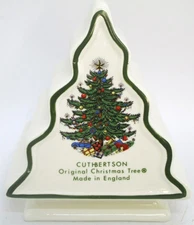 CUTHBERTSON Christmas Tree Made in England Collectible Table Decor Figure