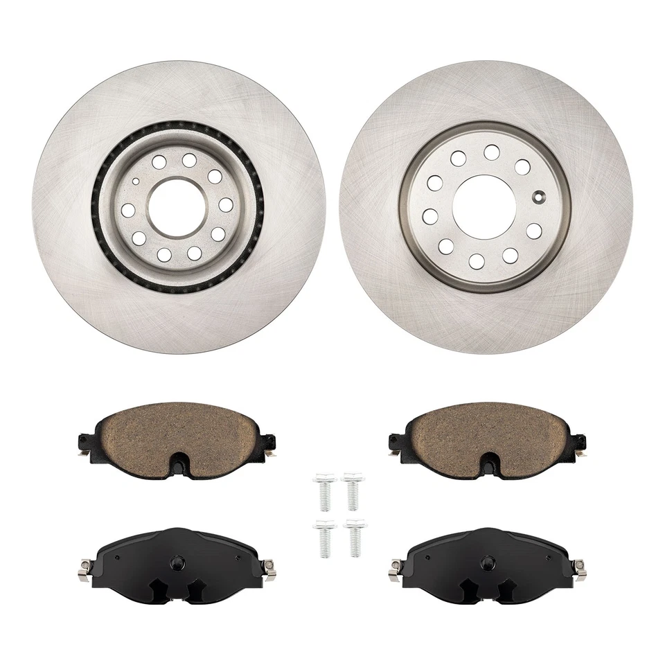 Front 312mm Brake Discs & Pads Kit For 2015 and 2016 Volkswagen GTI DA1018BC - Image 4 of 4