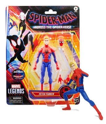 Marvel Legends Series  Across The Spider-Verse Peter Parker 6'' Figure MOC