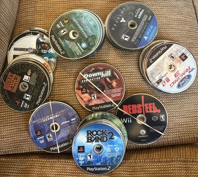 139 Scratched & Damaged Video Games (Ps1, Ps2, Ps3, Ps4, Wii, XBOX 360)