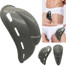 Mens Silicone Enlarge Bulge Pouch Cup Pads Enhancing Swimwear Trunks Underwear