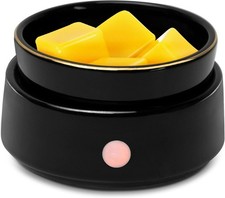 Wax Melt Warmer Candle Burner - Electric 3-in-1 Black-upgraded Version