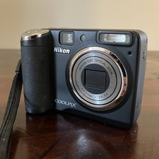 Nikon Coolpix P50 Black 8.1 Mega Pixels Digital Camera Tested 2GB SD card 