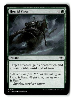 Horrid Vigor 184 Common Duskmourn: House of Horror Magic: The Gathering NM