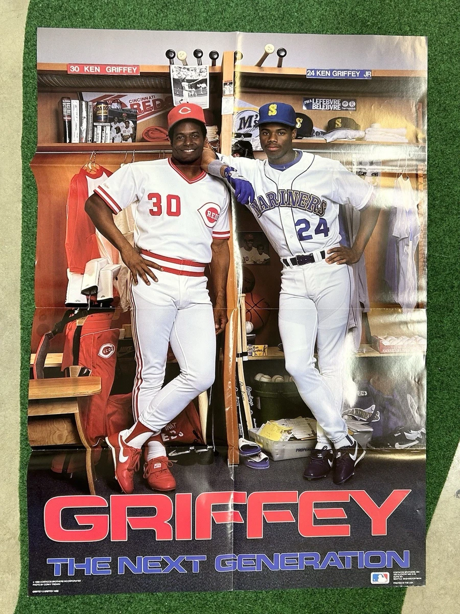 Cincinnati Reds Baseball Ken Griffey, Jr. Vintage Sports Posters