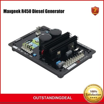 Maxgeek R450   Generator AVR Genset Automatic Voltage Regulator ot25 *lh
