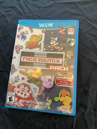 NES Remix Pack Nintendo Wii U, 2014 Tested Working  EUC