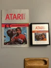 E.T. The Extra-Terrestrial Atari 2600 Cart And Manual Tested