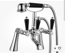 Tre Mercati Bath Shower Mixer, Victoria Nero.