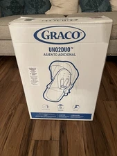 Graco Uno2Duo Stroller Second Seat, Ellington Fashion Gray - New Unopened