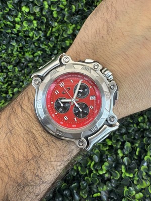 ?? Oakley Crankcase red Chronograph 6 hands 10-253 