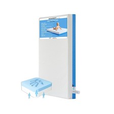 Dual Sided Comfort Gel Memory Foam,Breathable Baby Bed Mattress for Crib,Memo...
