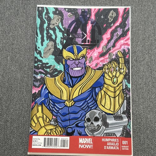 Thanos Sketch-Original Art By Artist Just Josh Draws (Josh Menendez)