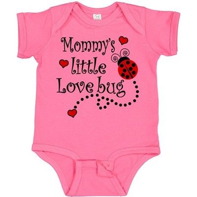Inktastic Mommy's Little Love Bug Baby Bodysuit Mom Mommy Lady One-piece Infant
