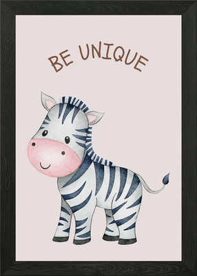Be Unique Gerahmtes Wandbild Poster Leinwanddruck Bild