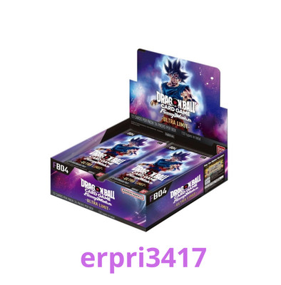 Dragon Ball Super: Fusion World 04 _ Ultra Limit Booster Box _ NEW