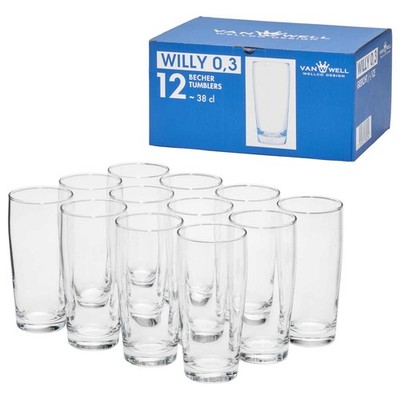 Van Well Willi Becher Bierglas 0,3 l geeicht 12 Stück