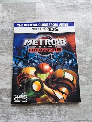 Metroid Prime Hunters Nintendo Power Official Strategy Guide DS w/ Poster Map