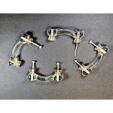 Vintage 1940s Clear Glass Cabinet Drawer Pull...