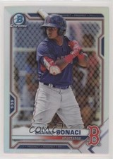 2021 Bowman Draft Chrome Refractor Brainer Bonaci #BDC-54 3d5