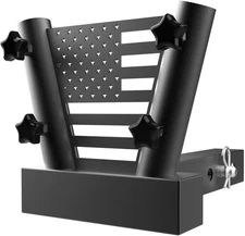 Flag Pole Holder Mount for Any Vehicle With Standard 2" Hitch Receiver - for Tr