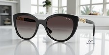 VOGUE VO5634SB W44 8G Black Grey Gradient Black 53 mm Women's Sunglasses