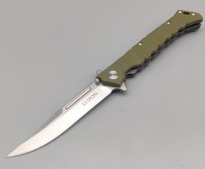 Cold Steel LUZON MEDIUM OD GREEN Stonewash Flipper