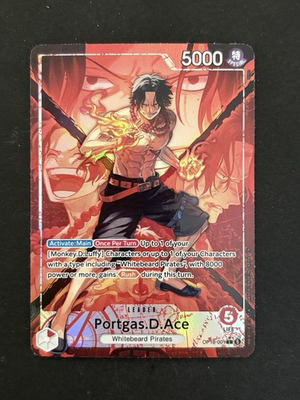 #ad #ad Portgas.D.Ace Alt Art Leader OP16 001 OP16 The Time of Battle ENGLISH $115.00