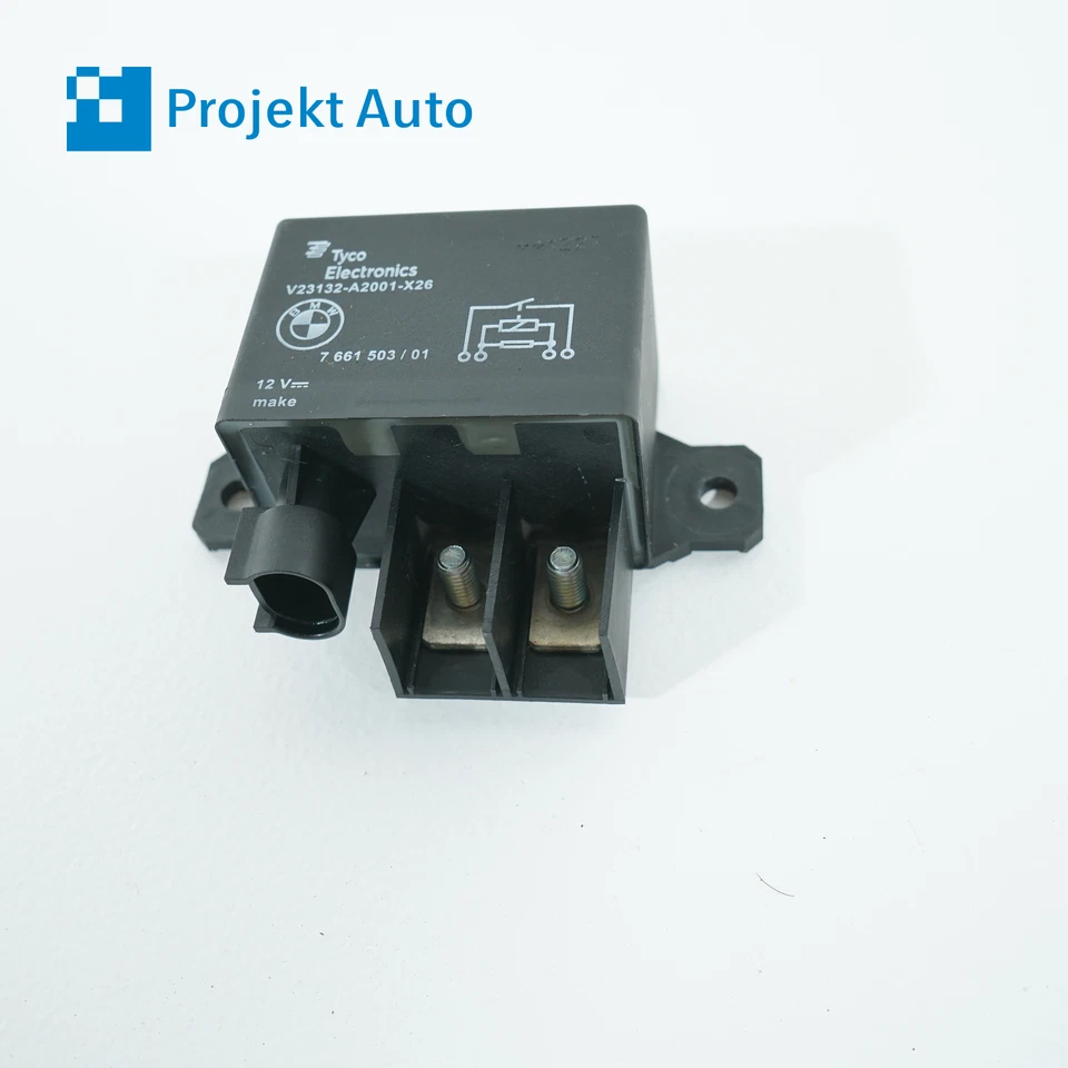 03-21 OEM BMW Fan Relay 7661503 E70 E60 E90 F01 F02 F04 F10 F30 E63 E82 E92 E64 - Image 3 of 4