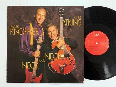 Chet ATKINS Mark KNOPFLER Neck and Neck LP 1990 Holland Original DIRE STRAITS