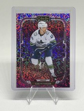 2025-26 OPC Platinum Elias Pettersson Vancouver Canucks #46 Violet Pixels /299