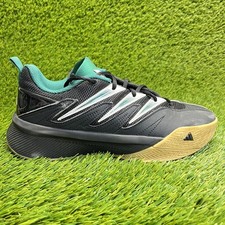 Adidas Dame Certified 3 Mens Size 7.5 Black Green Gum Basketball Shoes Sneakers