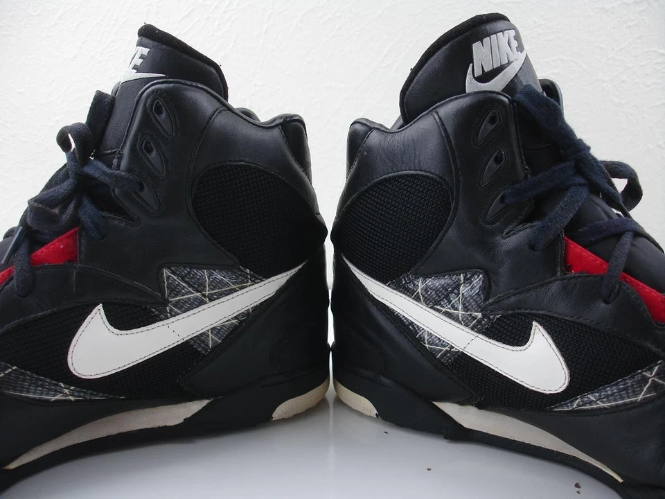 Para hombres 13.5 M Nike Pro Mako 150 Stove OG NFL 930204 LN2 Negro Zapatos de caña alta 1993 Foto 2 de 4