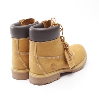 LOUIS VUITTON LV x Timberland 6-IN Ankle Boots leather Brown Beige
