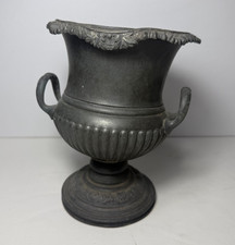 Antique Maple & Co. London Small Metal Urn in Poor Condition 5.5" Tall