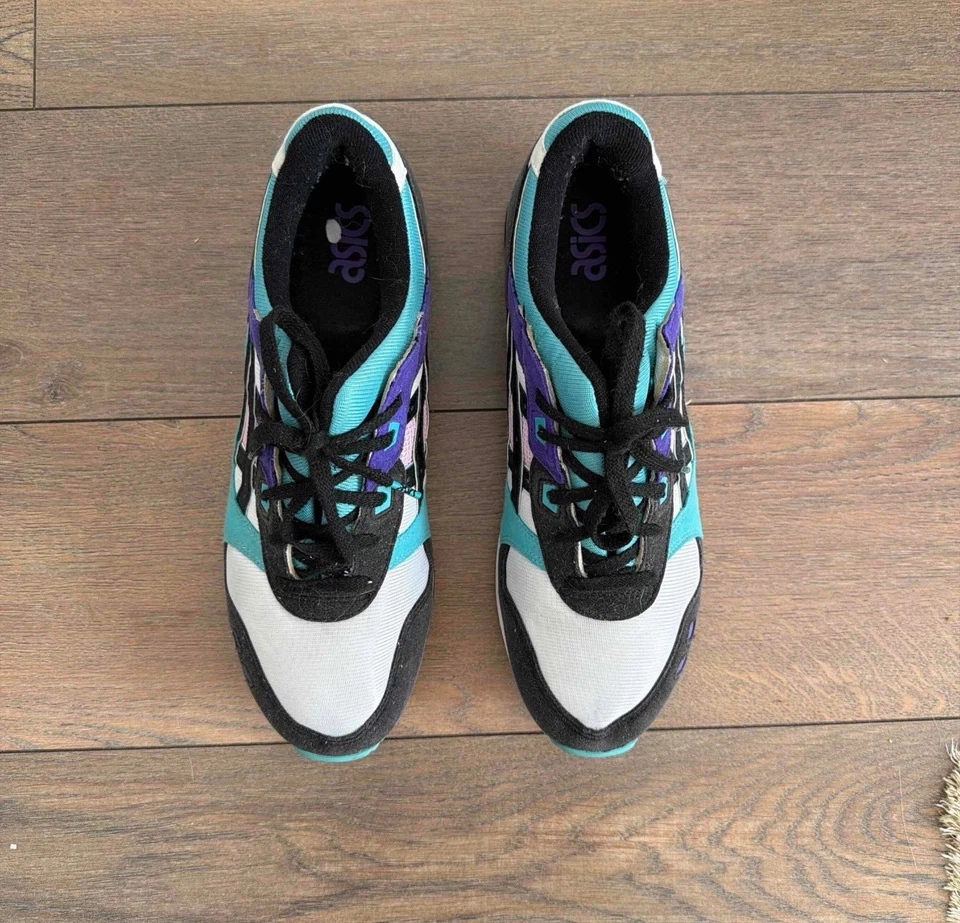 BASKET ASICS GEL LYTE 3 TECHNO CYAN PURPLE - Photo 2/4