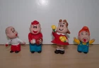 LITTLE LULU PVC FIGURINE SET Figure 3" Tall Hard Rubber 1986