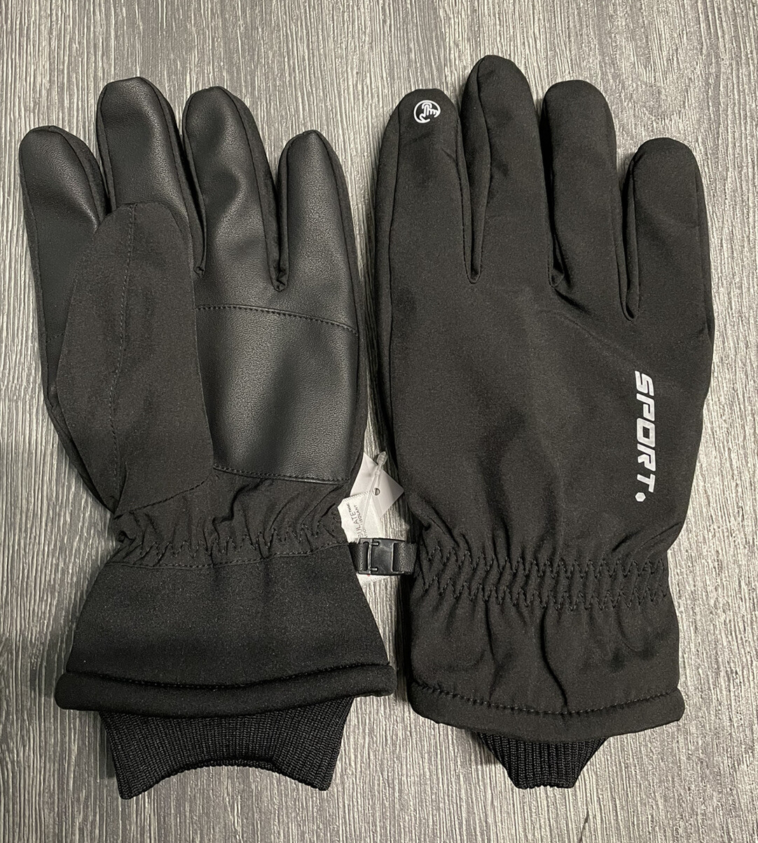 Mens Winter Warm Windproof Waterproof Antislip Thermal Touch Screen