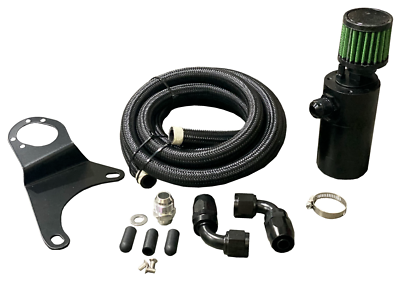 Billet Oil Catch Can Kit For Mitsubishi Evo 8 9 4G63T VTA