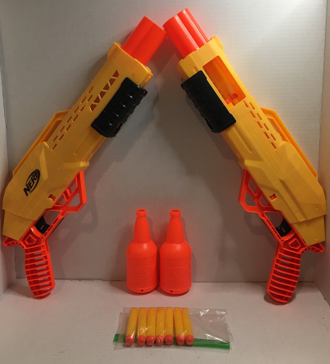 2 Nerf Alpha Strike Double Barrel Blasting Tiger DB-2 w/ 11