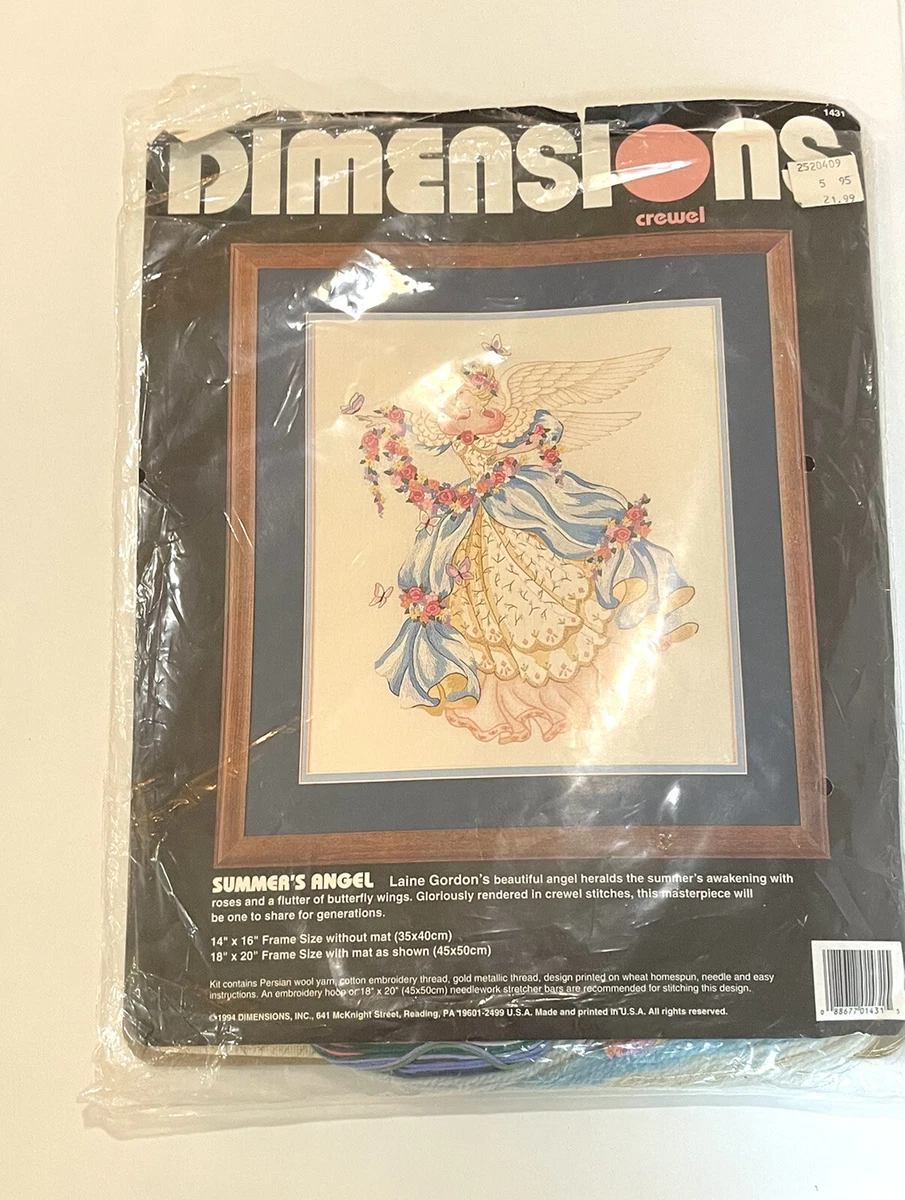 Vintage Dimensions Crewel Embroidery Kit Pastel Shells, 57 OFF