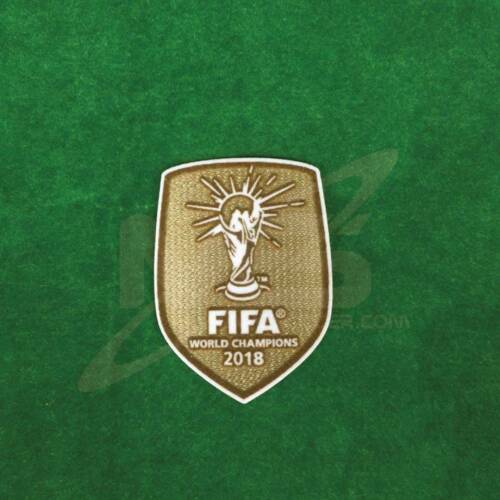 OFFICIAL FIFA WORLD CHAMPIONS 2018 PATCH FOR FRANCE FFF  2018-2022 JERSEY - Foto 1 di 10