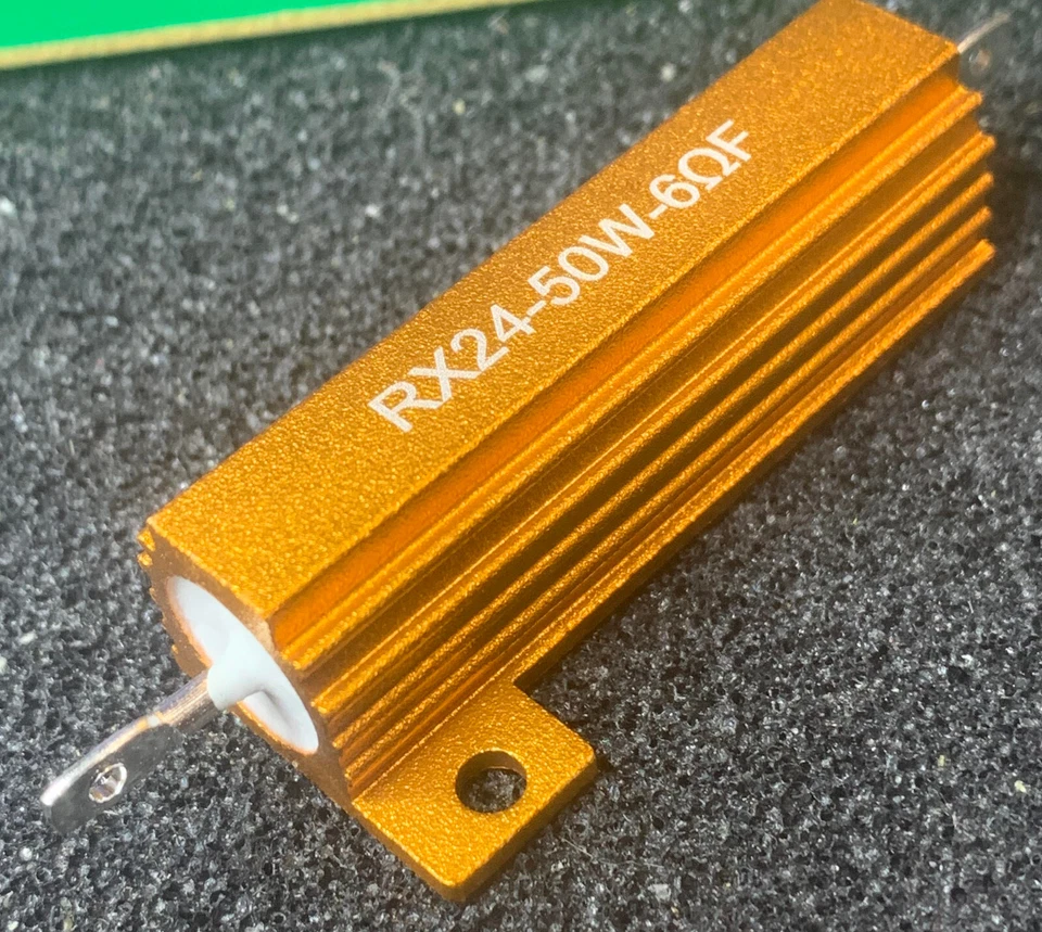 SR PASSIVES Resistenza 6 Ohm 50W 5% con Radiatore