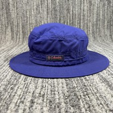 VTG 90's Columbia Sportswear Ultrex Bucket Hat Purple Sz M Made in USA
