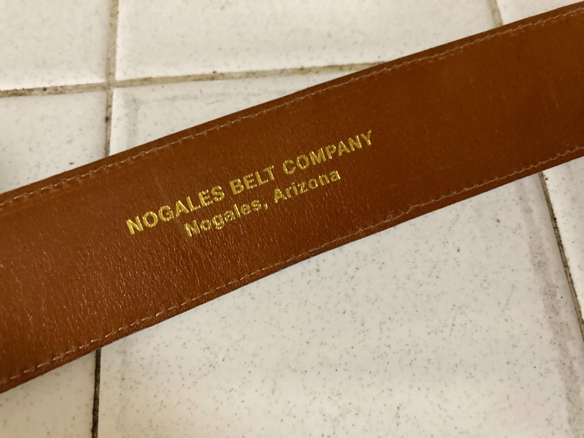 NOGALES BELT COMPANY HAND MADE CAIMAN LEATHER WOMEN\'S BELT 36 SOUTHWESTERN Cowboy 36 Size Belts for Women for sale | eBay main image 3
